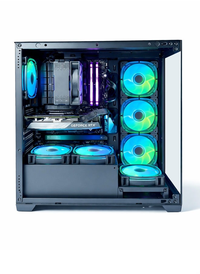 Game Sekret كمبيوتر ألعاب Apex - معالج AMD Ryzen 5-5600G بسرعة 3.9 جيجاهرتز | وحدة معالجة رسوميات XFX RX 6650XT سعة 8 جيجابايت | ذاكرة وصول عشوائي DDR4 سعة 16 جيجابايت | قرص SSD سعة 500 جيجابايت | قرص ثابت سعة 1 تيرابايت | نظام التشغيل Windows 11 pro | مبرد سائل مقاس 240 مم | كمبيوتر مكتبي (أسود) - Image 2
